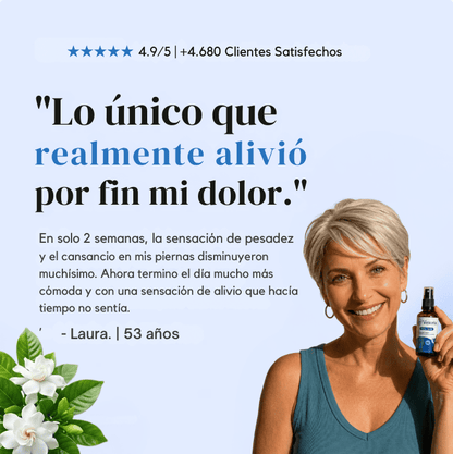 Venoria - Spray Premium de Accion Profunda para el Bienestar de tus Piernas